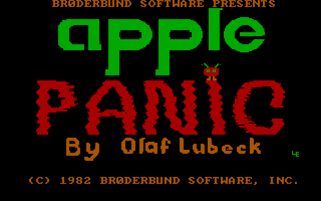 Apple Panic - 1982 screenshot 1