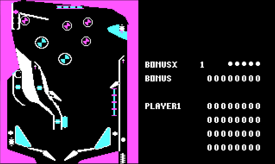 Flume Pinball - 1986 screenshot 1