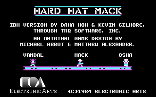 Hard Hat Mack - 1984 screenshot 1