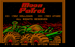 Moon Patrol - 1984 screenshot 1