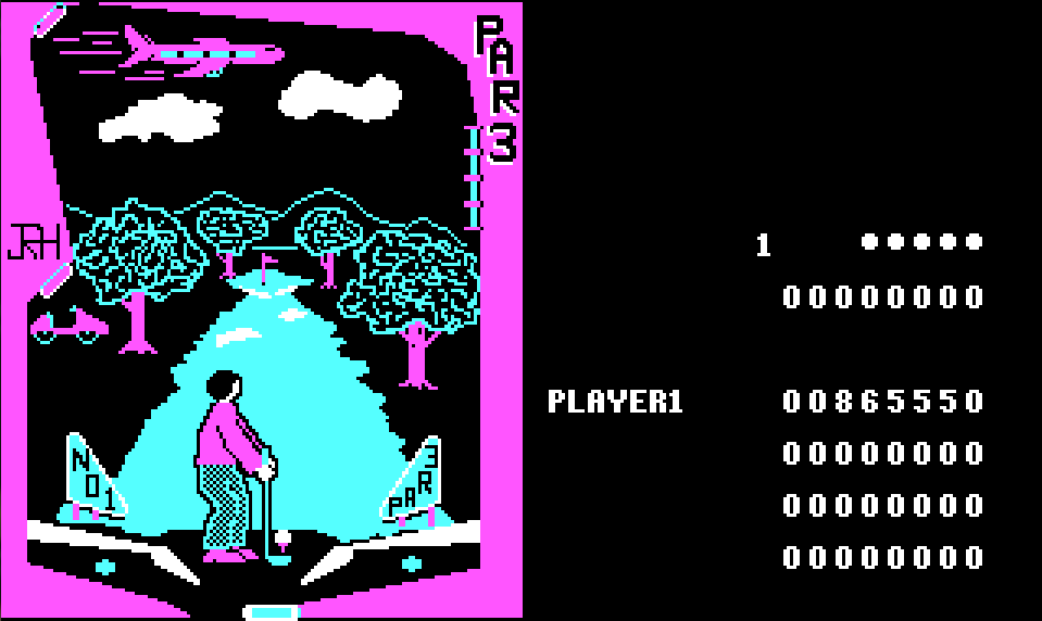 Par 3 Golf Pinball - 1986 screenshot 1