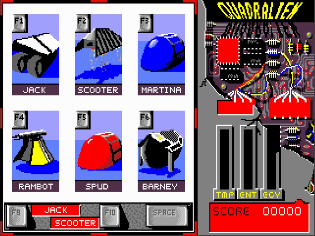 Quadralien - 1988 screenshot 2