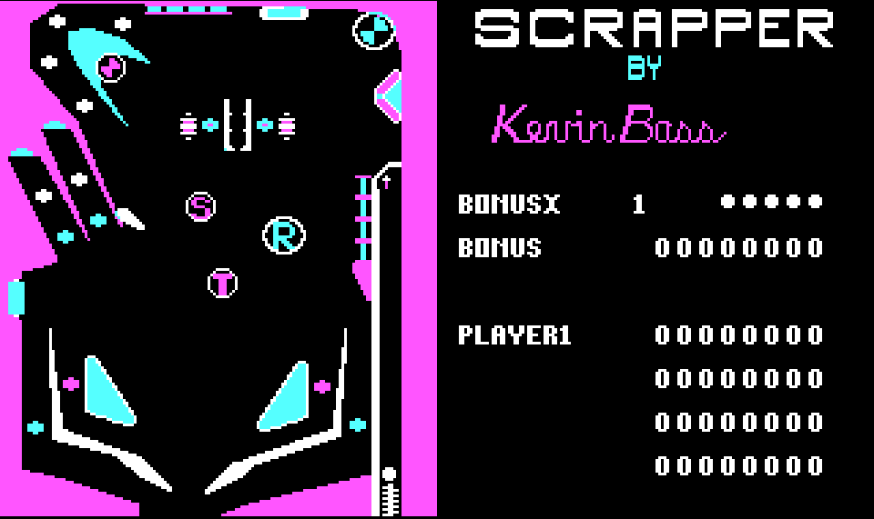 Scrapper Pinball - 1986 screenshot 1