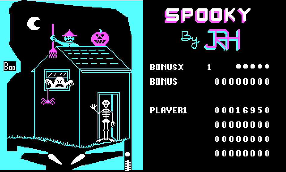 Spooky Pinball - 1986 screenshot 1