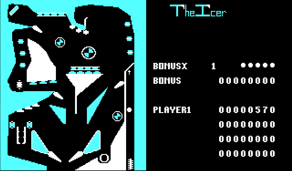 The Icer Pinball - 1986 screenshot 1