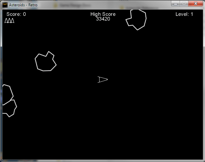 Asteroids-Retro screenshot 2