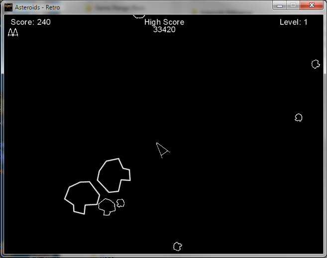 Asteroids-Retro screenshot 3