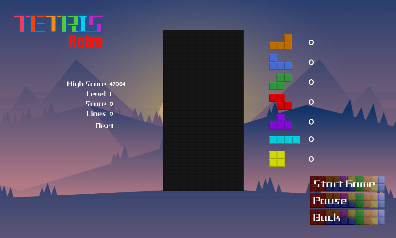 Tetris-Retro screenshot 9